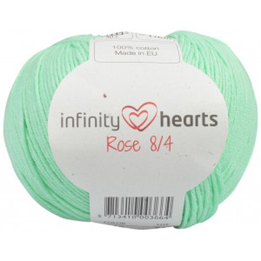 Infinity Hearts Rose 8/4 Garn Unicolor 140 Mintgrön