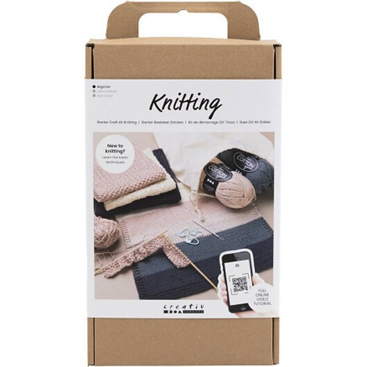 Start DIY Kit Stickning, 1 förp.