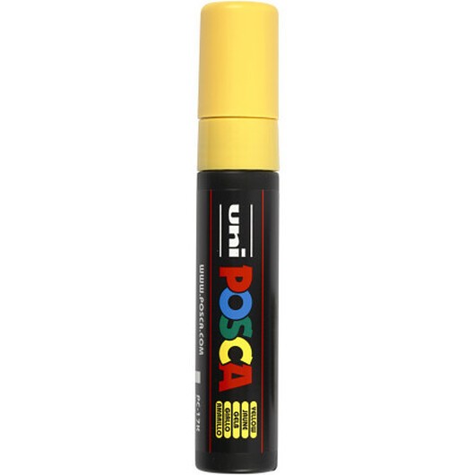 Posca Marker , nr. PC-17K, spets 15 mm, Extra broad, gul, 1 st.