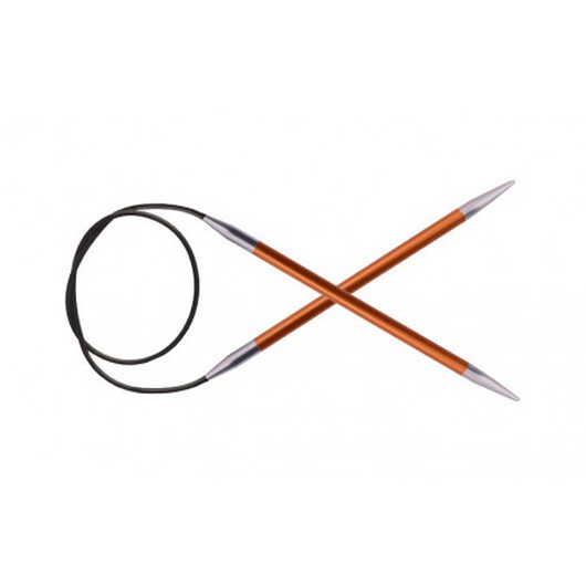KnitPro Zing Aluminium Rundstickor 100cm 2,75mm / 39.4in US2 Carnelian
