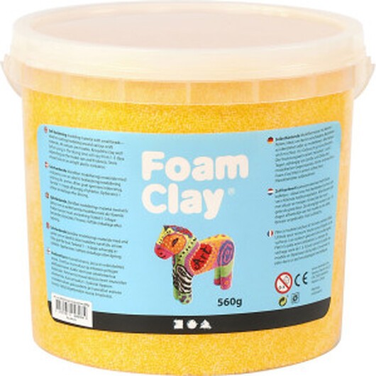 Foam ClayÂ® , gul, 560g/ 1 hink