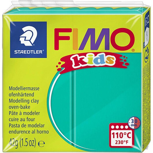 FIMOÂ® Kids Clay, grön, 42 g/ 1 förp.
