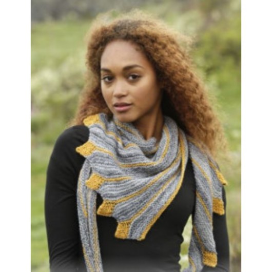 Dragon Tail by DROPS Design - Sjal Stick-mönster 156x50 cm