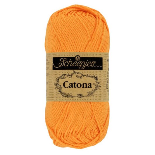 Scheepjes Catona Garn 411 Söt apelsin - 25g