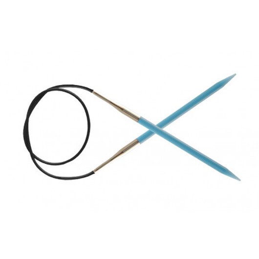 KnitPro Trendz Rundstickor Akryl 120cm 5,50mm / 47.2in US9 Turquoise
