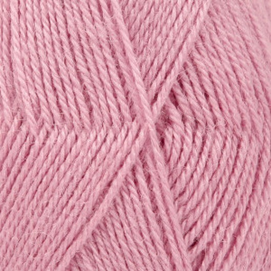 Drops Alpaca Garn Unicolor 3720 Mellan Rosa