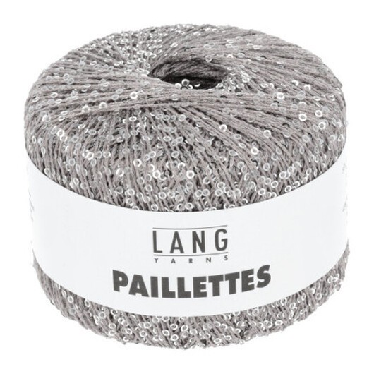 Lang Yarns Paillettes Garn 23 Silver