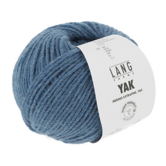 Lang Yarns Garn Yak 21 Azure Melange
