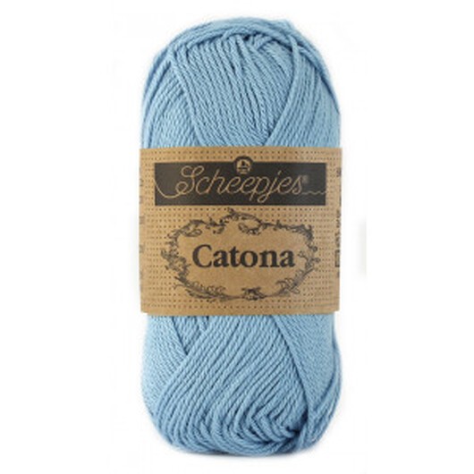 Scheepjes Catona Garn Unicolor 510 Sky Blue