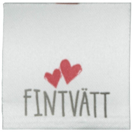 Label Fintvätt Handmade Vit - 1 st