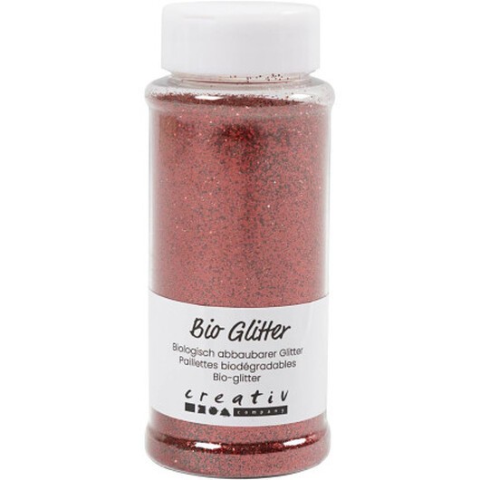 Bio-glimmer, röd, 140 ml/ 1 burk