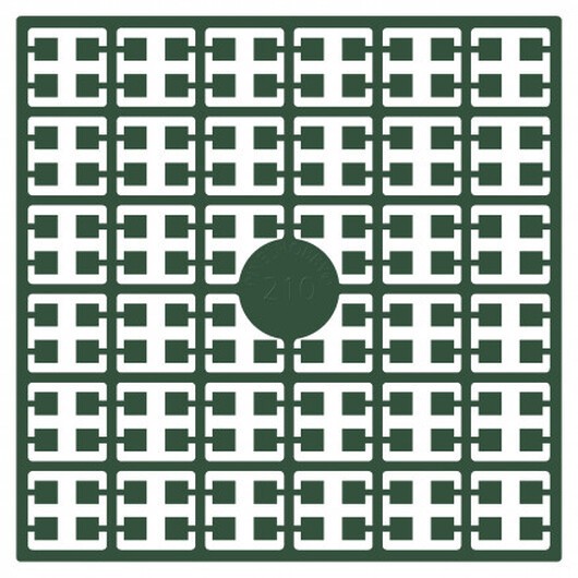 Pixelhobby Midi Pärlor 210 Extra mörk Dov Grön 2x2mm - 140 pixels