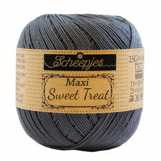 Scheepjes Maxi Sweet Treat Garn Unicolor 393 Charcoal