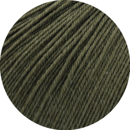 Lana Grossa Meilenweit 100 SETA Garn 56 khakigrön