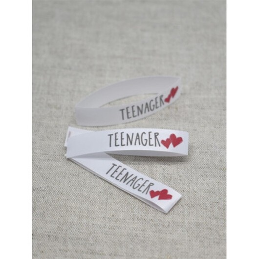 Label Teenager Vit - 5 st.