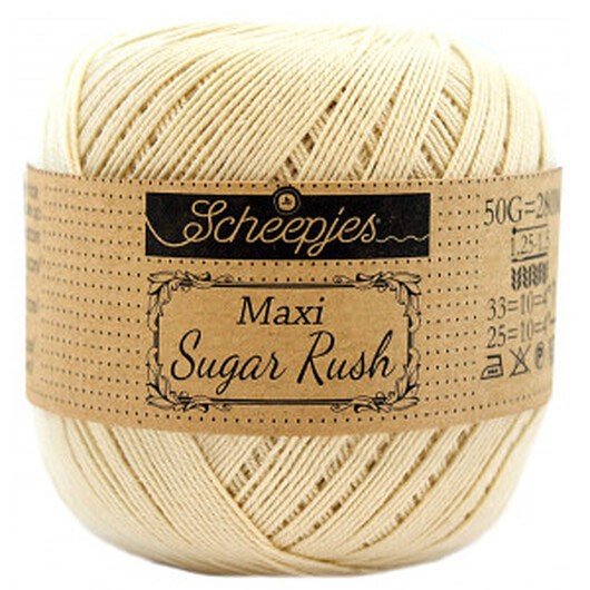 Scheepjes Maxi Sugar Rush Garn Unicolor 404 English Tea