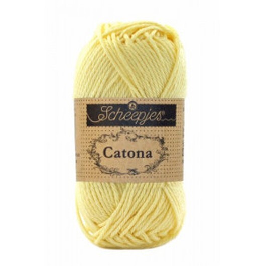 Scheepjes Catona Garn Unicolor 403 Lemonade