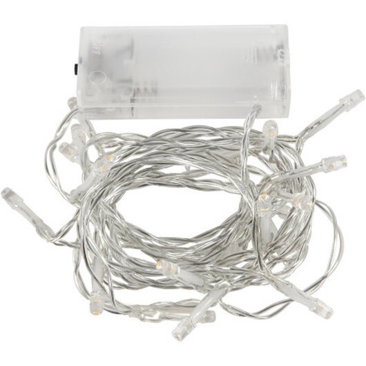 LED-ljuskedja, L: 3,15 M, transparent, 1 st.