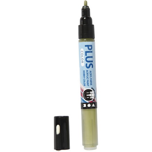 Plus Color Tusch, L: 14,5 cm, spets 1-2 mm, eucalyptus, 5,5 ml, 1 st.