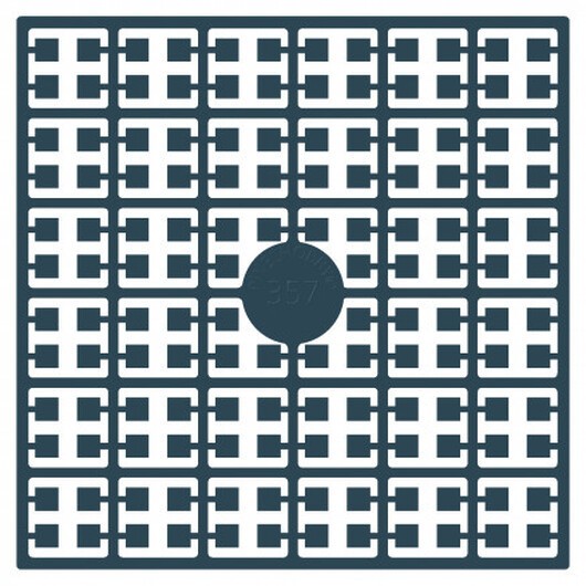 Pixelhobby Midi Pärlor 357 Väldigt Mörk Grågrön 2x2mm - 140 pixels