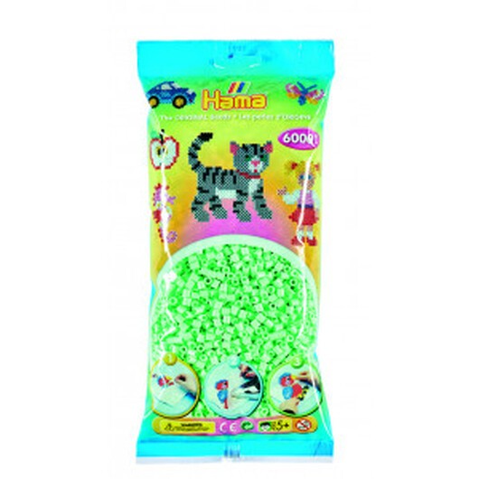 Hama Midi Pärlor 205-98 Pastell Mint - 6000 st