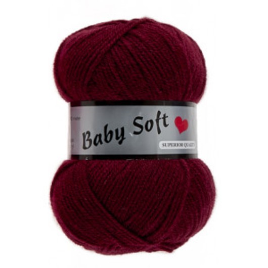 Lammy Baby Soft Garn 042 Bordeaux