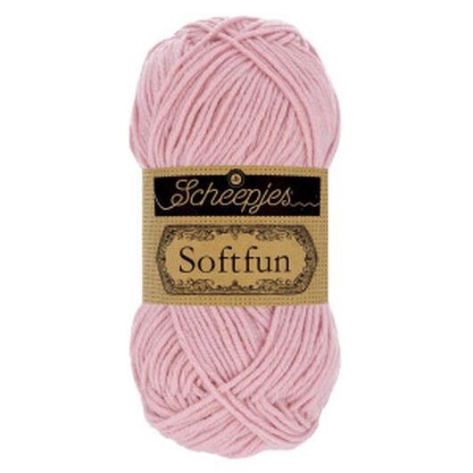 Scheepjes Softfun Garn Unicolor 2653 Flamingo