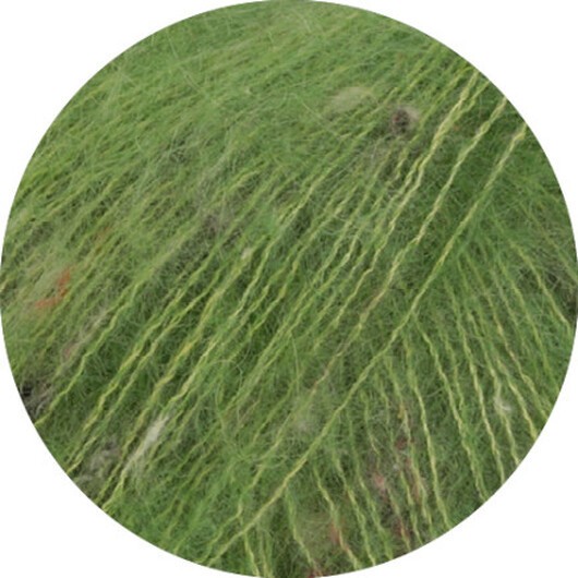 Lana Grossa Superkid Tweed Garn 633 Äppelgrön