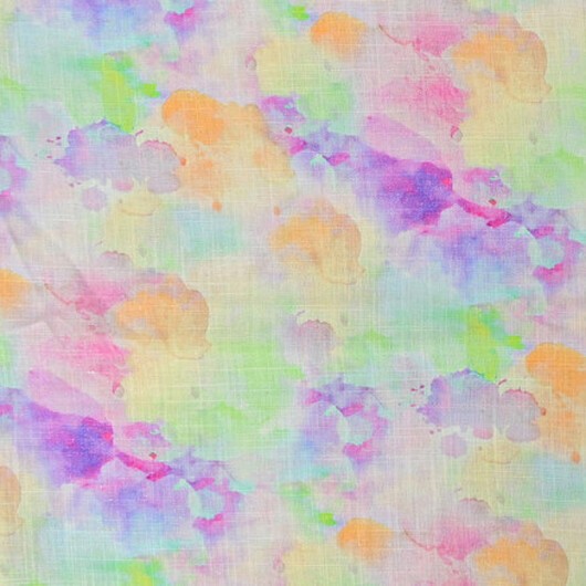 Lin/Viskos Jersey Tyg 1245 Batik- 50cm