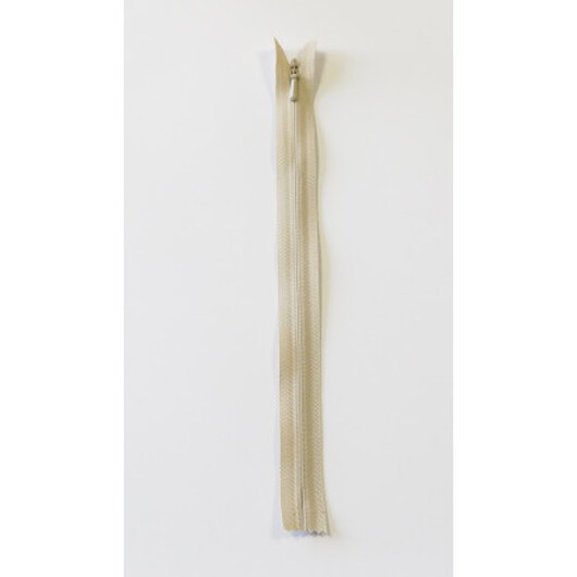 YKK Osynlig Dragkedja/Blixtlås Fast Sand 4mm - 30cm