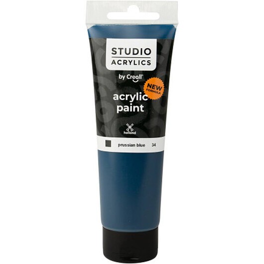Creall Studio Akrylfärg, täckande, prussian blue (34), 120 ml/ 1 flaska