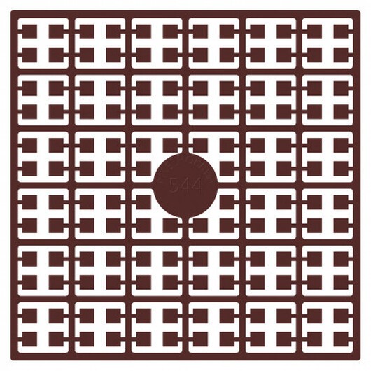 Pixelhobby Midi Pärlor 544 Mörk Valnöt 2x2mm - 140 pixels
