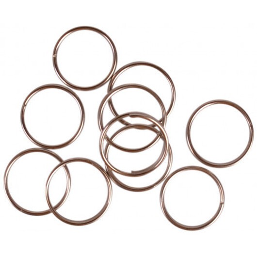 Infinity Hearts Nyckelring Silverfärgad 10mm - 10 st.