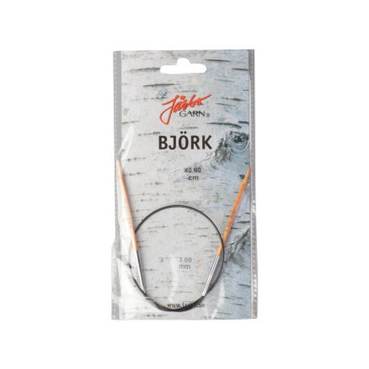 Järbo Björk Rundstickor Björk 40cm 3,00mm / 15.7in US2Â½