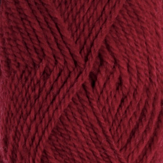 Drops Alaska Garn Unicolor 11 Vinröd