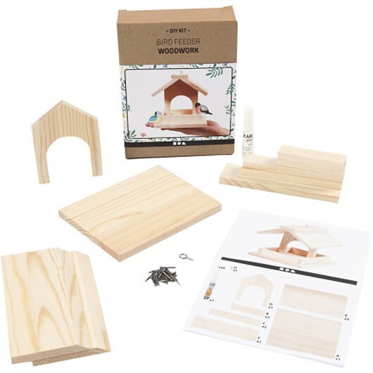 Fågelmatare, H: 12,5 cm, D: 14,5 cm, B: 11,5 cm, 1 st.