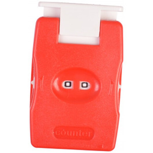 Infinity Hearts Varvräknare Röd 7x4mm