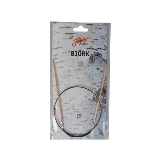 Järbo Björk Rundstickor Björk 60cm 2,50mm / 23.6in US1Â½