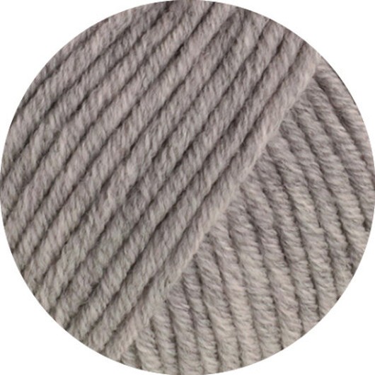 Lana Grossa Cool Wool Superbig Melange Garn 215 Grå Beige Melange