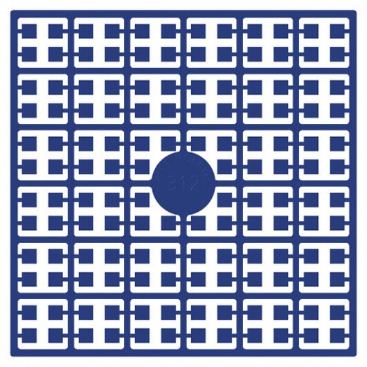 Pixelhobby Midi Pärlor 312 Kobolt Blå 2x2mm - 140 pixels