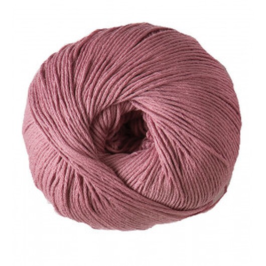 DMC Natura Just Cotton Garn Unicolor 07 Ljus Gammalrosa