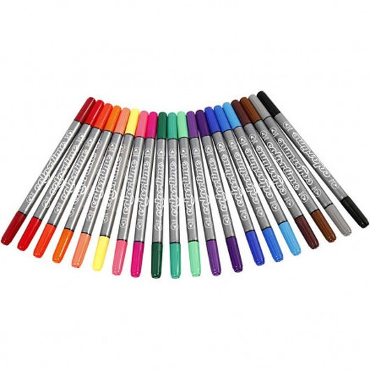 Colortime Tusch- och blyertspennor Ass. färger 2,3-3,6 mm - 20 st.