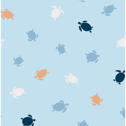 Bomullsjersey Print Tyg 150 cm 002 Sköldpaddor - 50cm