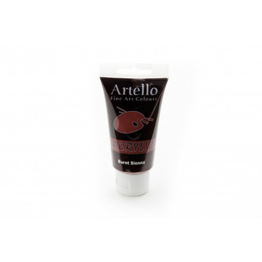 Artello Akrylfärg/Konstnärsfärg Brun sienna 75ml