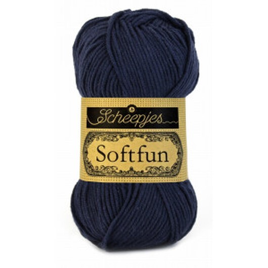 Scheepjes Softfun Garn Unicolor 2401 Marin