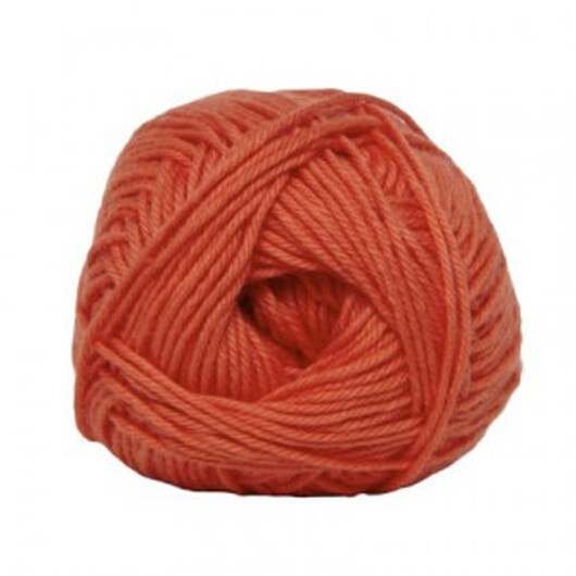 Hjertegarn Cotton nr. 8 Garn 3265 Orange