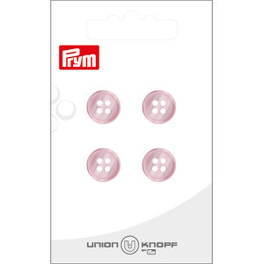Prym Plastknapp Rosa 12mm - 4 st.