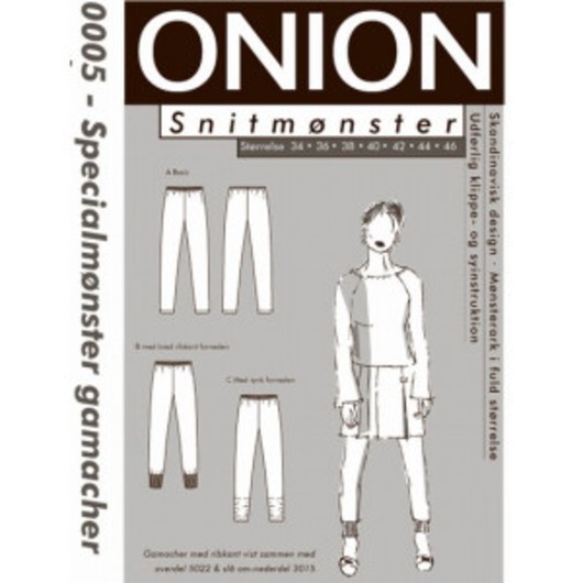 Onion Snittmönster 005 Leggings Str. 34-46