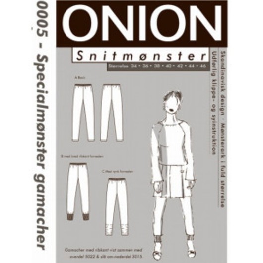 ONION Snittmönster 005 Leggings Str. 34-46