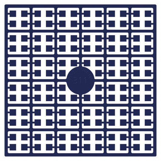 Pixelhobby Midi Pärlor 311 Mörk Marin Blå 2x2mm - 140 pixels